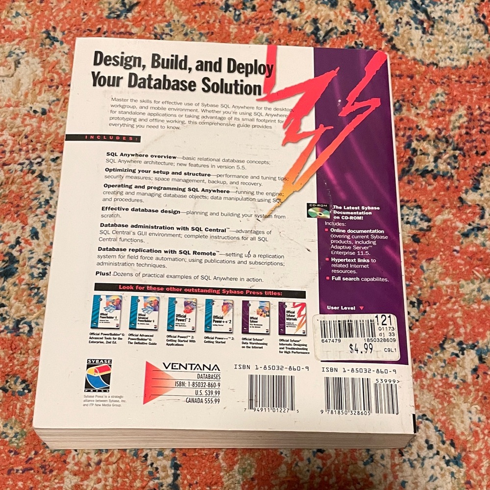 Official Sybase SQL Anywhere Guide - Picture 2 of 3